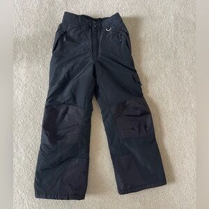 Slalom Kids Black Snow & Ski Pants